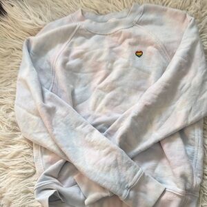 Spiritual Gangster Pastel Rainbow Heart Sweater